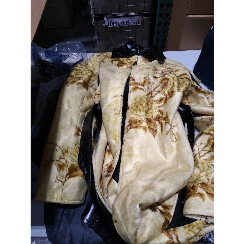 Kwaidan Editions Women Deconstructed Floral Coat Spring Flowers FR36